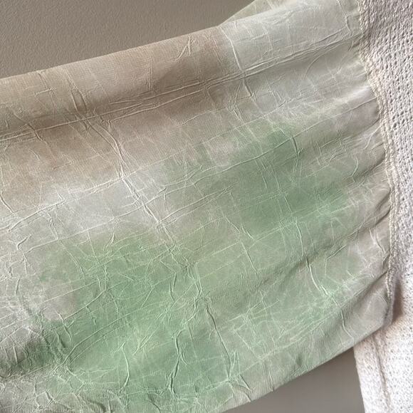 BLU PEPPER - DESIGNED IN CALIFORNIA TIE-DYE SLEEVE KNIT TOP SIZE MEDIUM - Picture 6 of 11